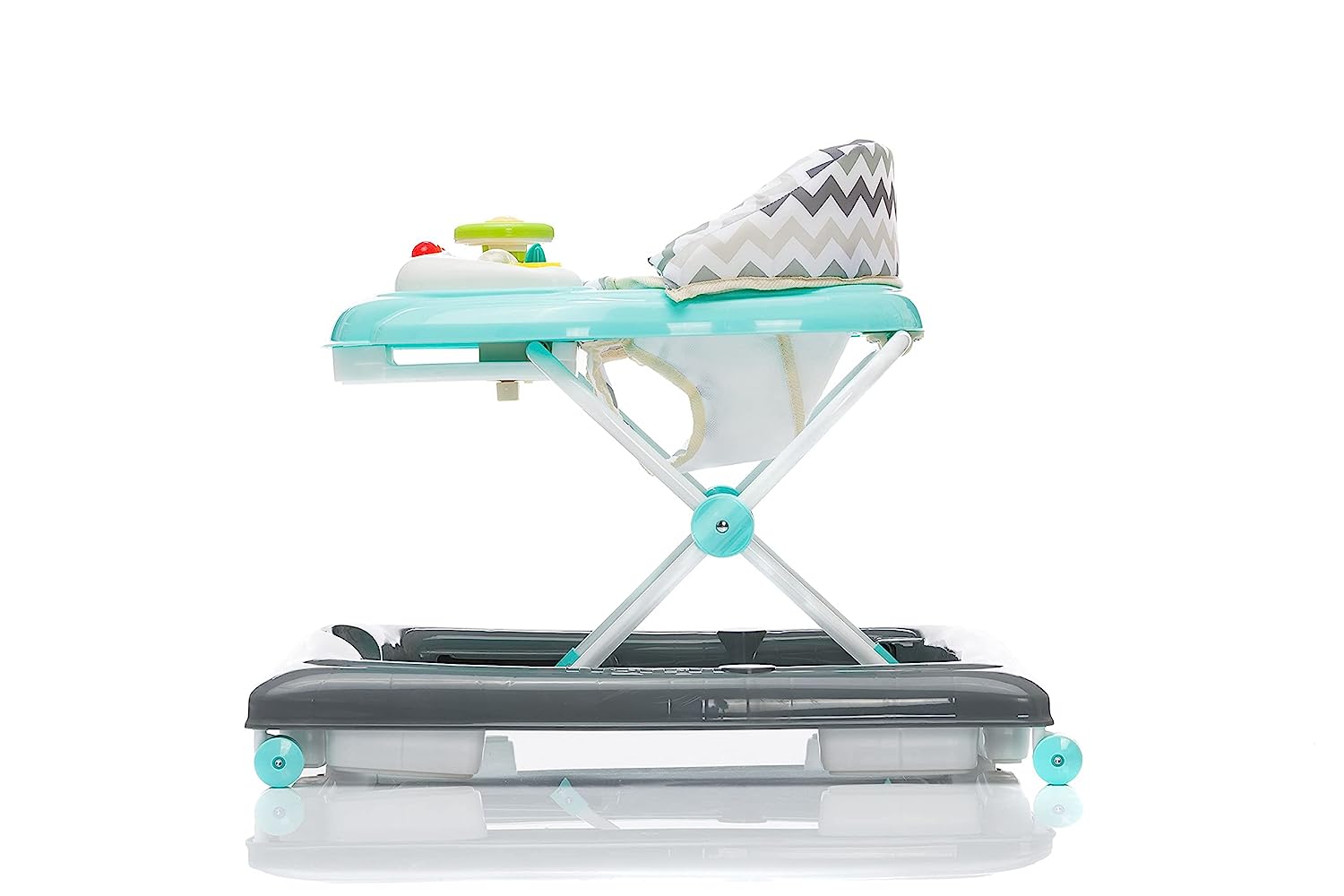 Fillikid walk free, learning walker, walker with board game and anti-slip function, 3 different heights, baby walker with washable cradle and electronic toy