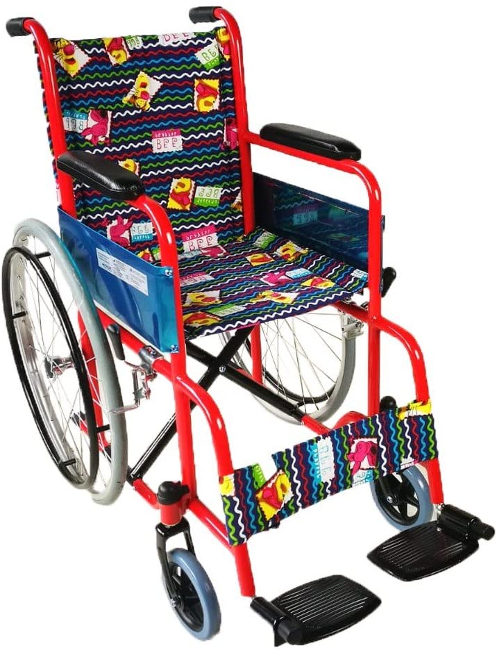 Mobiclinic Foldable Chair For Children | Fixed Armrests And Footrest | Seat Width 35 C