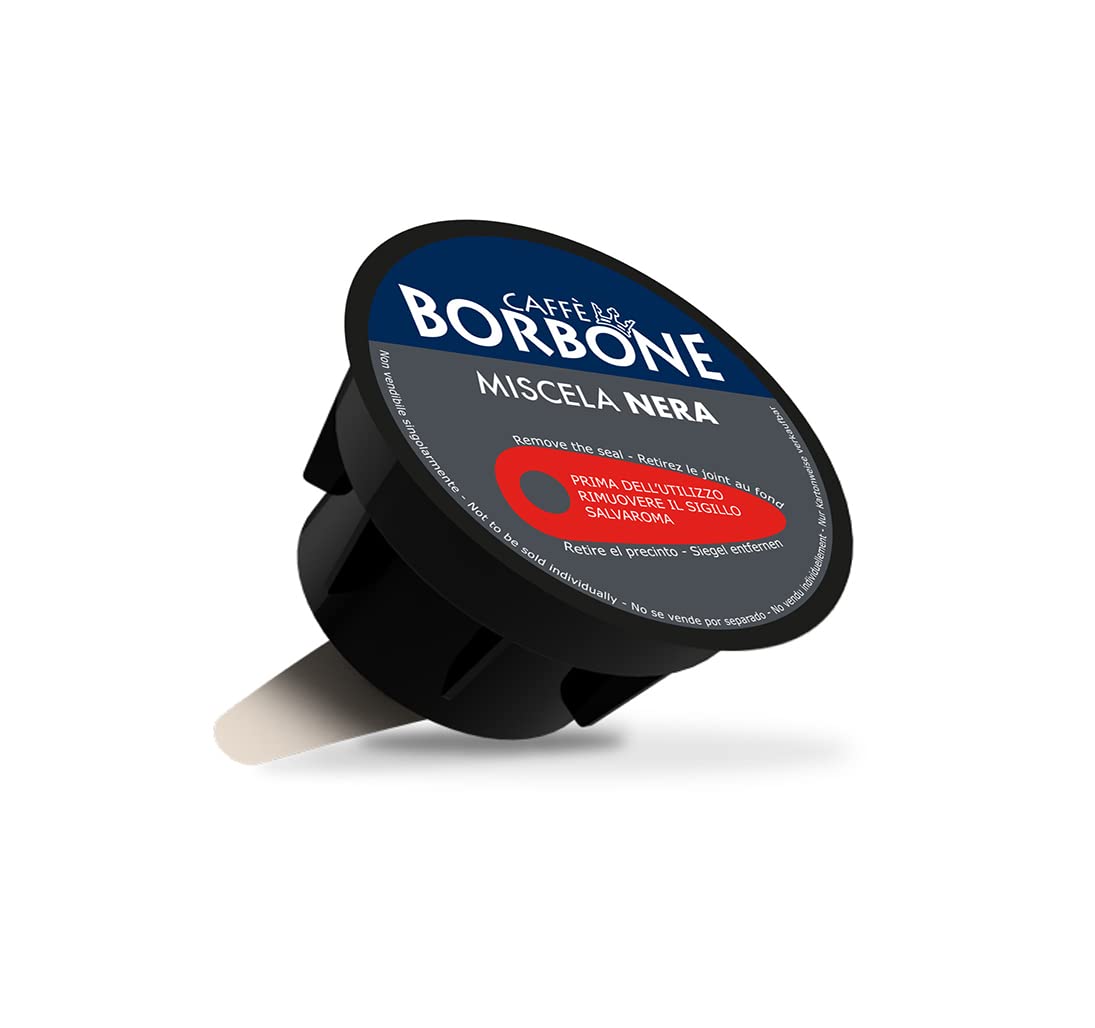 Caffè Borbone Coffee Black Blend 90 capsules (6 packs of 15) - Compatible with Nescafé®* Dolce Gusto®* Machines