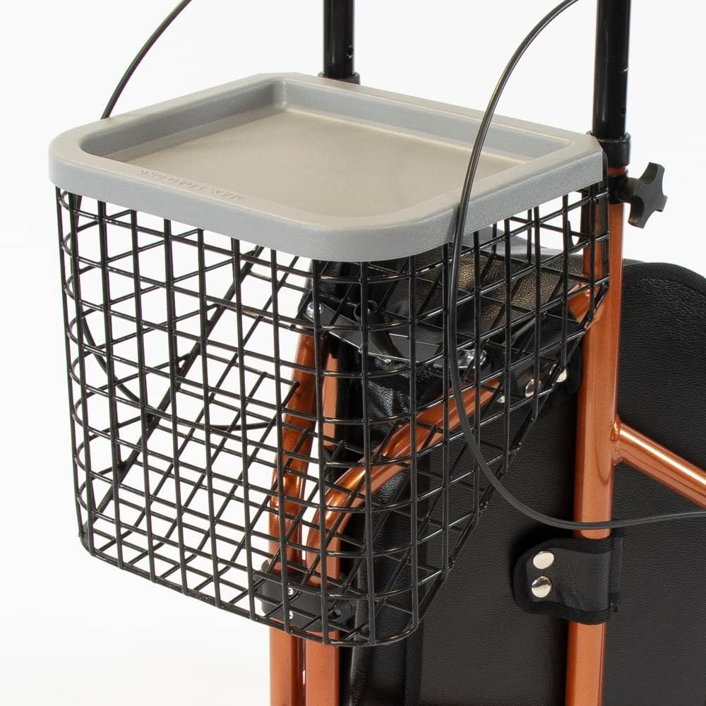 BASKET AND TRAY SET FOR 3 WHEEL ROLLATOR