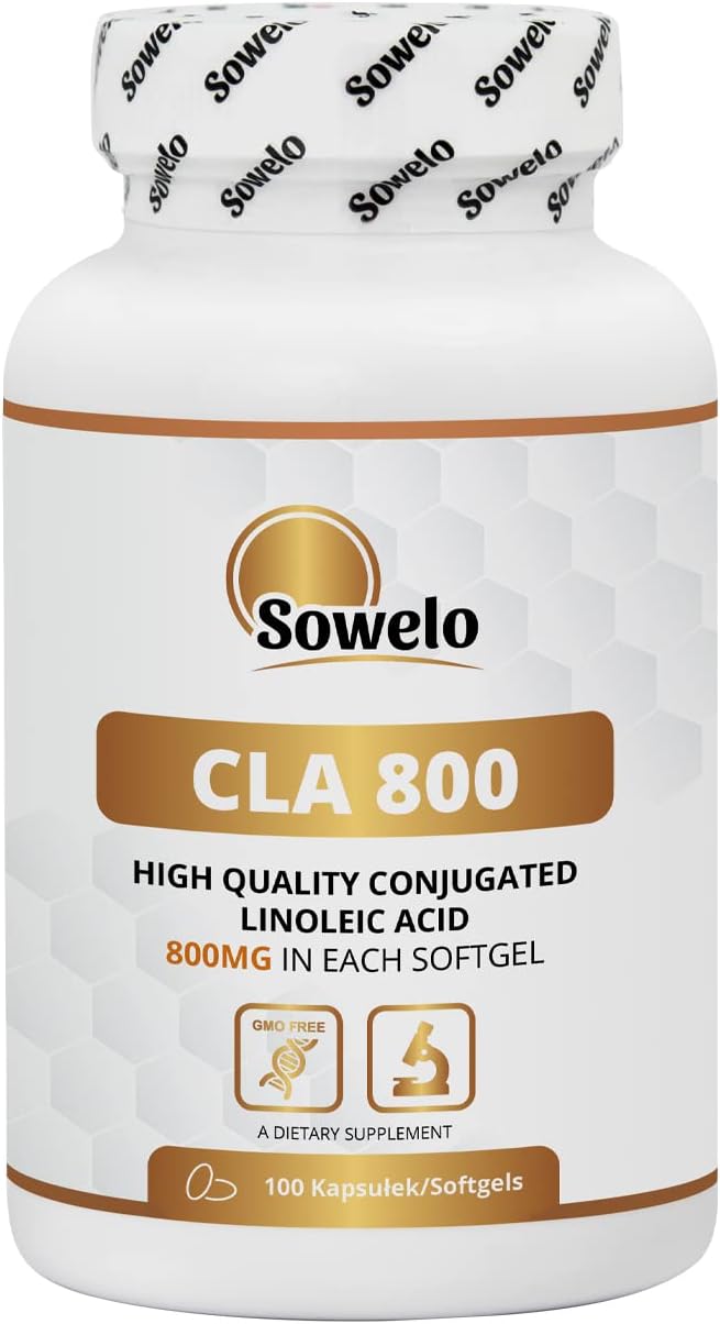 SOWELO Store CLA I 1000 mg I Dietary Supplement with Conjugated Linoleic Acid I Accelerates Metabolism I 100 Softgels