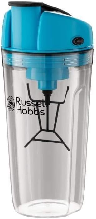 Russell Hobbs InstaMixer, Electric Sports Drink Mixer, 600 ml, BPA-Free, Powder Compartment, Protein, Protein, Fitness, Diet & Cocktail Shaker 24880-56