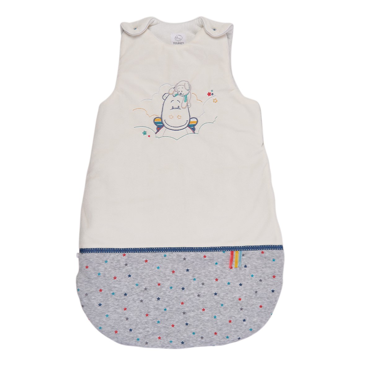 Noukies Victor bb1610.05 Cast & Baby Sleeping Bag Tog 2.9, White 70 cm