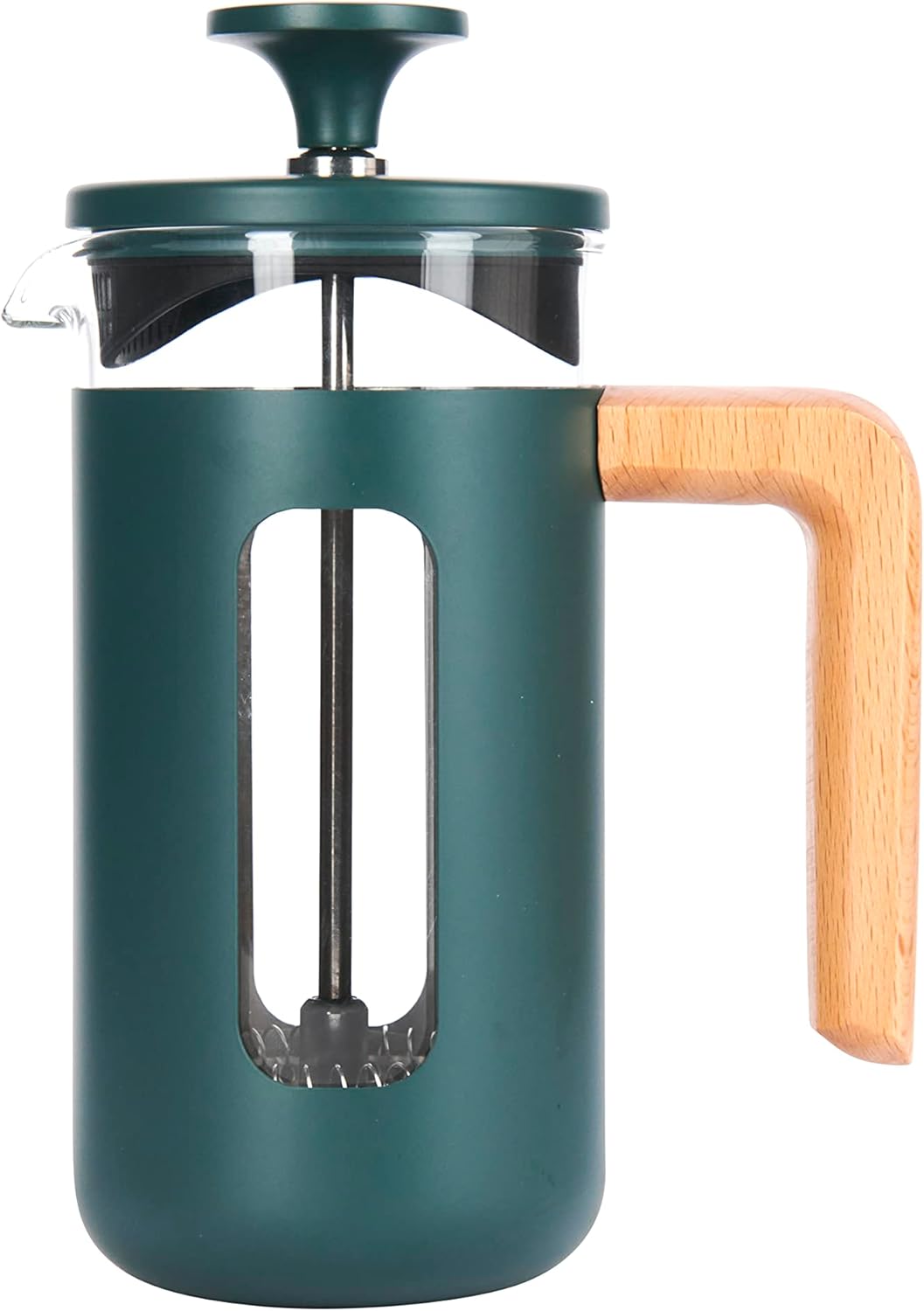 La Cafetière Pisa French Press Stainless Steel 3 Cup Coffee Maker Green Gift Boxed
