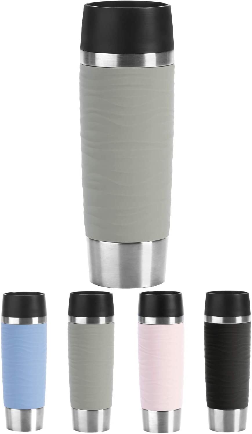 Emsa Travel Mug Waves Grande N2012200 Thermal Mug, 360Ml