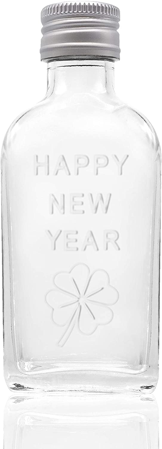 Stölzle Lausitz Stölzle Oberglas I Pack of 40 I Glass Bottles for New Year\'s Eve I with 40 ml Capacity I Liqueur Bottles for Filling for Homemade I Bottle to Give as a Gift I Gift Idea