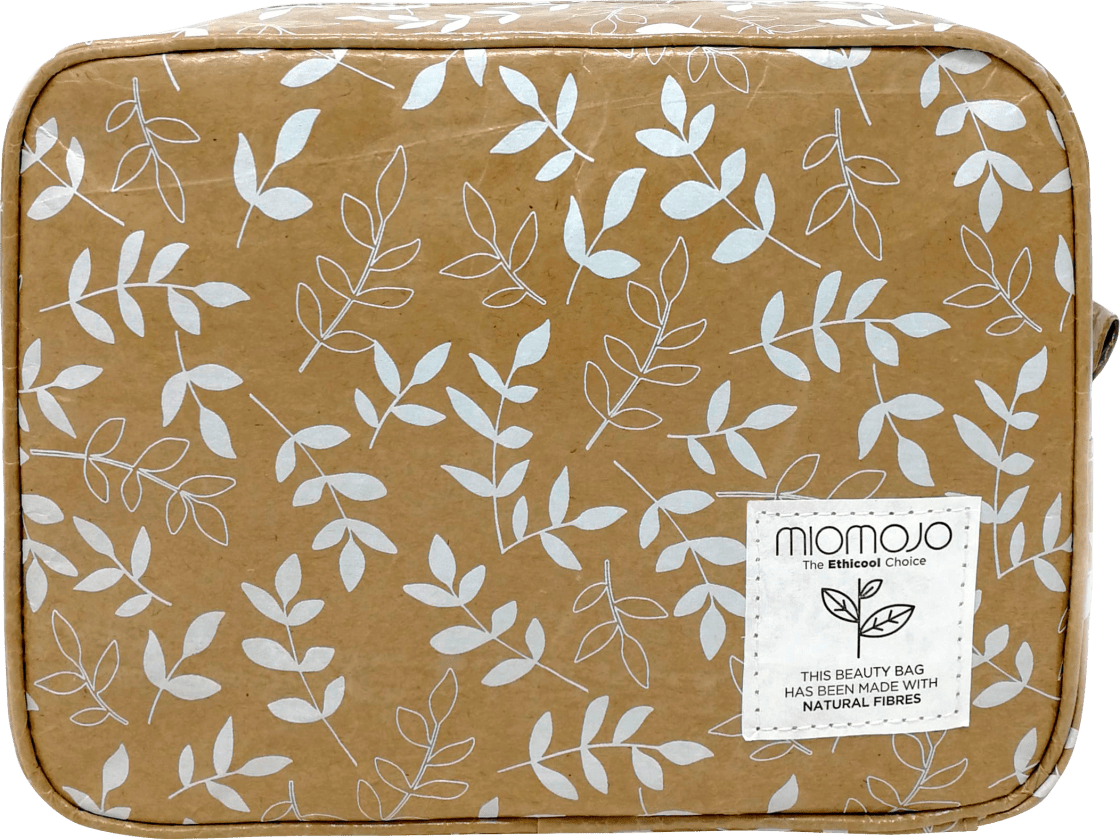 Miomojo Culture Bag Brown With White Leaves, 1 Pc