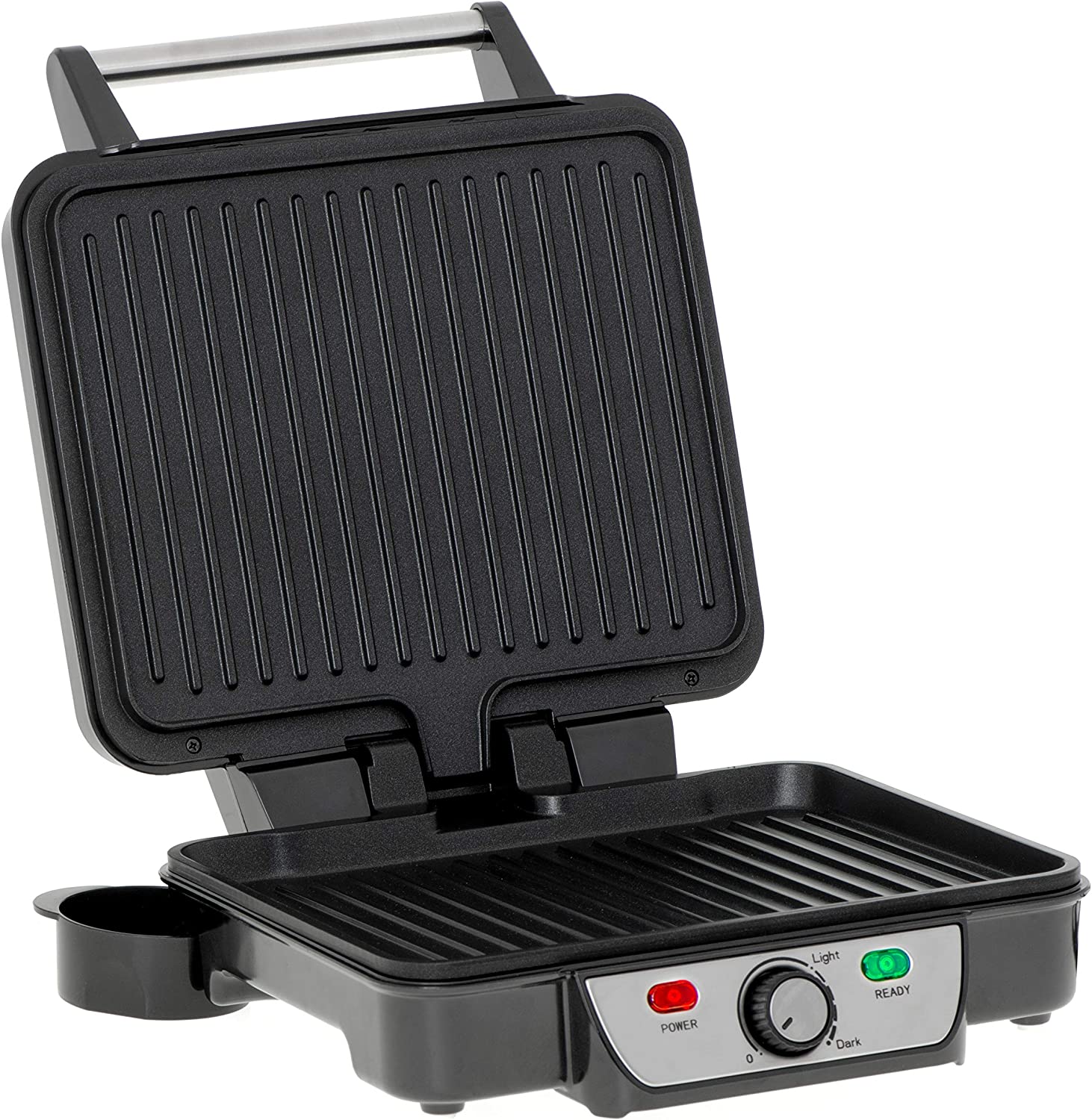 Jung Young Mesko MS3050 Contact Grill, Double Grill Surface 1288 cm², 180 ° Tilting Plates, Temperatures Control, Electric Table Grill, 2500 W, 32 x 35 x 14 cm