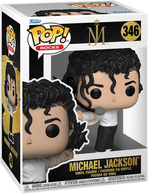 Funko POP! Rocks: Michael Jackson - (Superbowl) - Vinyl Collectible Figure - Gift Idea - Official Merchandise - Toys for Children and Adults - Music Fans - Model Figure for Collectors and Display