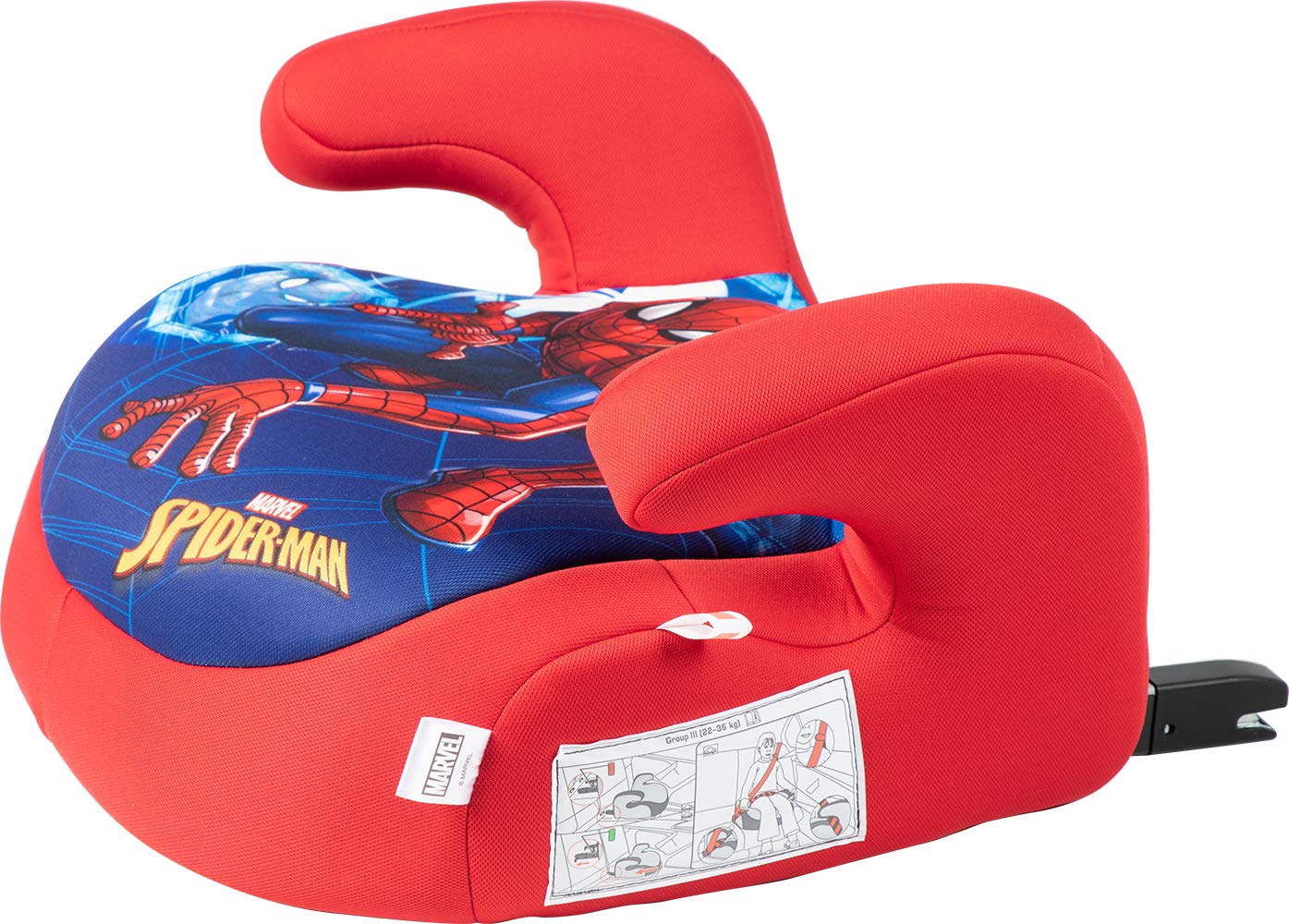 Disney Booster Isofix Marvel Spiderman Group 3 Car Seat (22-36 kg) Blue