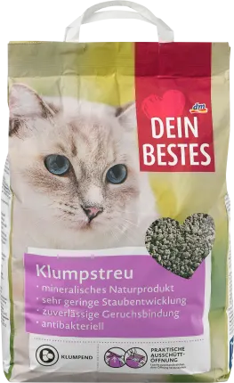 Dein Bestes Cat litter, clumping litter, 8 l