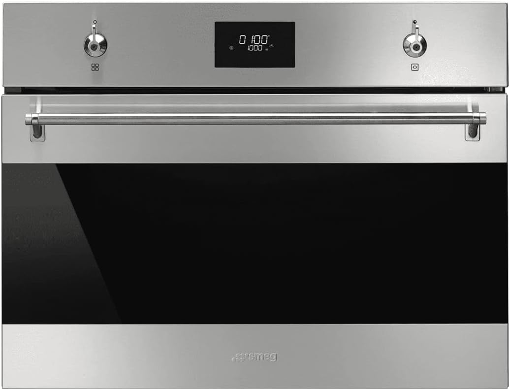 Smeg Store Smeg SF4301MX 1000W Stainless Steel 4 Function Microwave Oven 40L