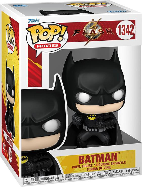 Funko Pop! Movies: DC - The Flash - Batman - (Keaton) - DC Comics - Vinyl Collectible Figure - Gift Idea - Official Merchandise - Toys For Children and Adults - Comic Books Fans