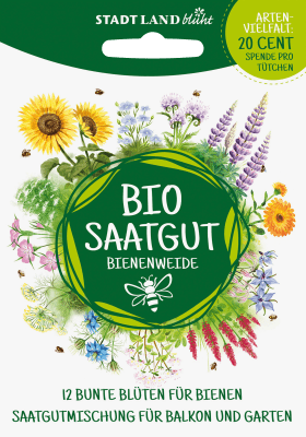 Stadt Land blüht Bee pasture seeds with Phacelia, Buckwheat, Blue flax, Lupine & Incarnate clover seeds, 5 g