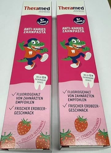 Theramed Junior Anti-Caries Toothpaste from 6 Years 75 ml x 2 Pieces