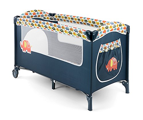 Milly Mally Mirage Elephant Travel Cot (Multi-Colour)