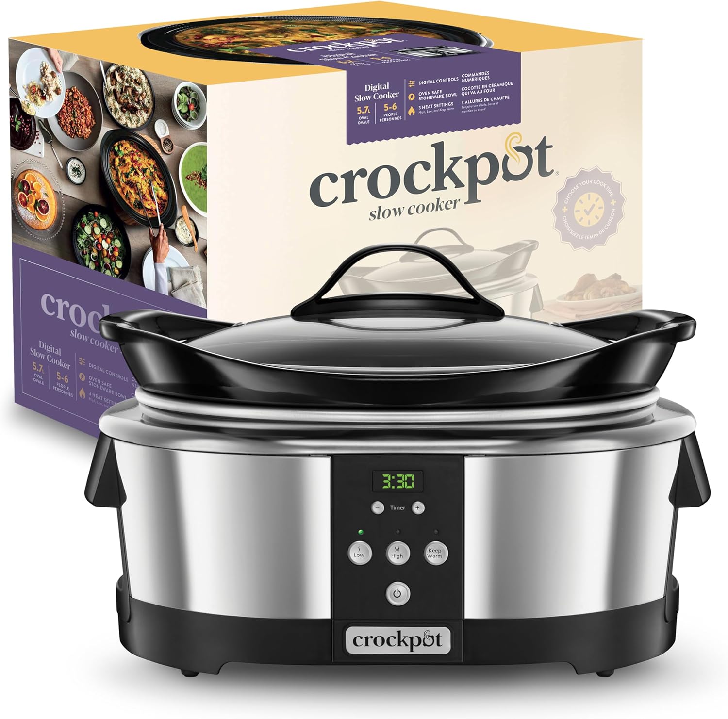 Crock-Pot SCCPBPP605-050 Slow Cooker/Digital Countdown Timer