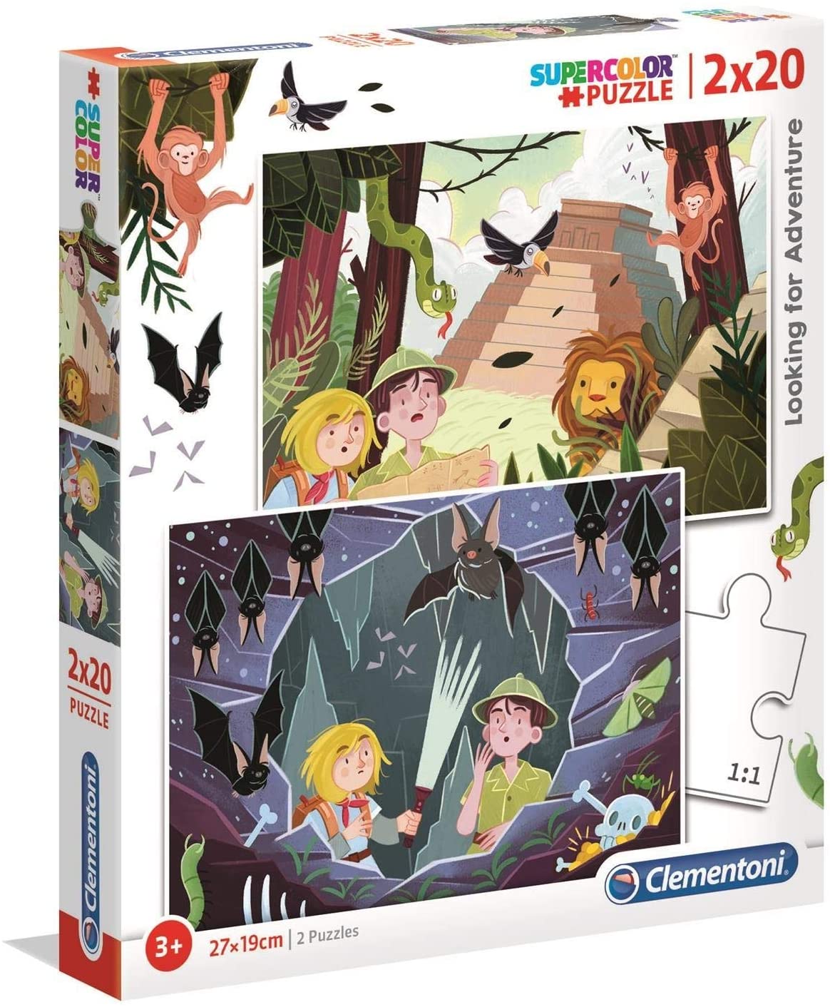 Clementoni Puzzle 2X20 Pz - Looking for Adventure Merchandising Ufficiale