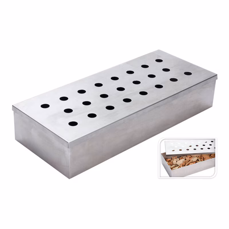 Vaggan Portable Stainless Steel Smoker 45X24X10Cm (Width/Depth/Height)