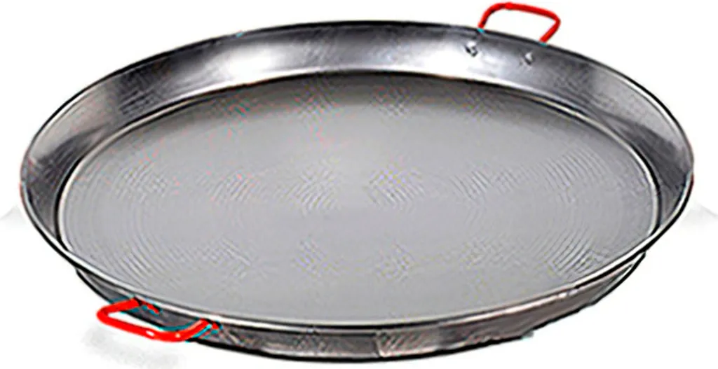 Garcima Valencian paella pan, 26 cm. Polished, for 2 people.
