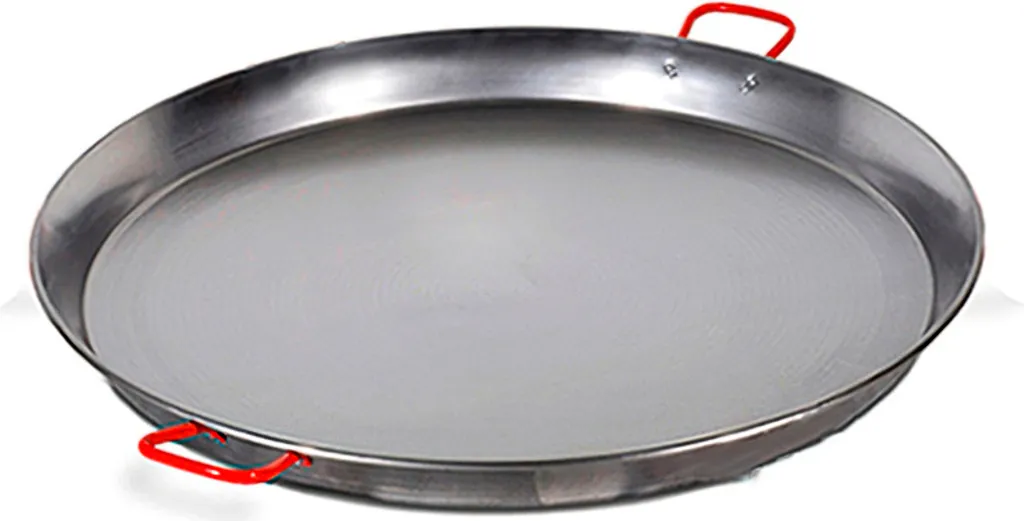 La Ideal Valencian paella pan, 80 cm. Polished, for 40 people.