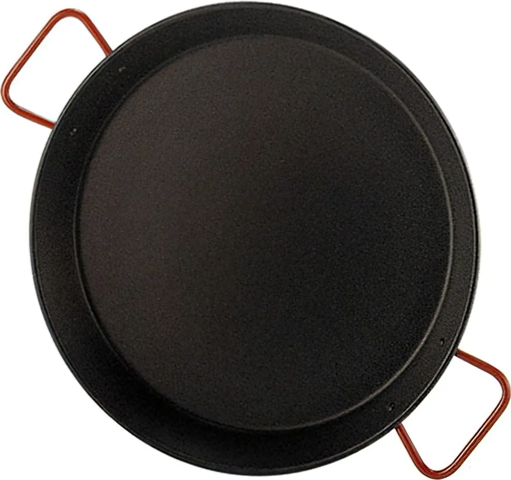 Garcima Valencian paella pan with non-stick coating for 14 people, 50 cm.
