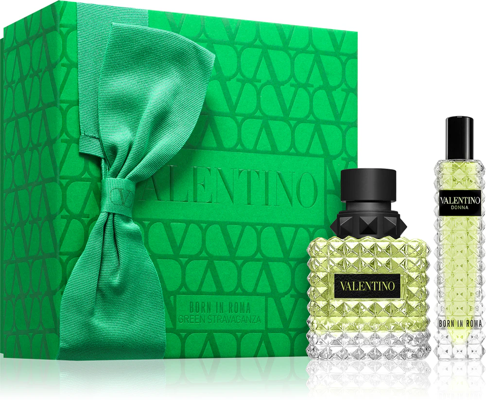 Valentino Born in Roma Green Stravaganza Donna gift set for women