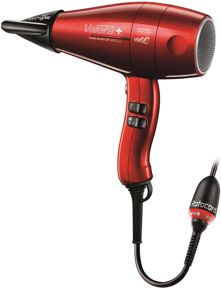 Valera Swiss Silent Jet 8500 Ionic Rotocord professional hair dryer with ionizer for volume and shine