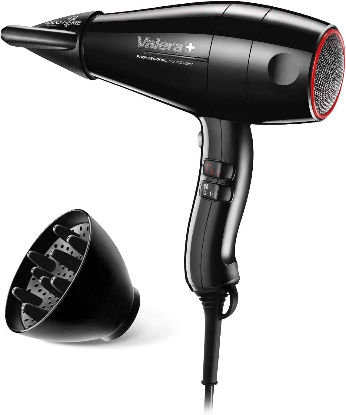 Valera Swiss Silent Jet Light 7500 Hair Dryer, 2000 Watt, Black
