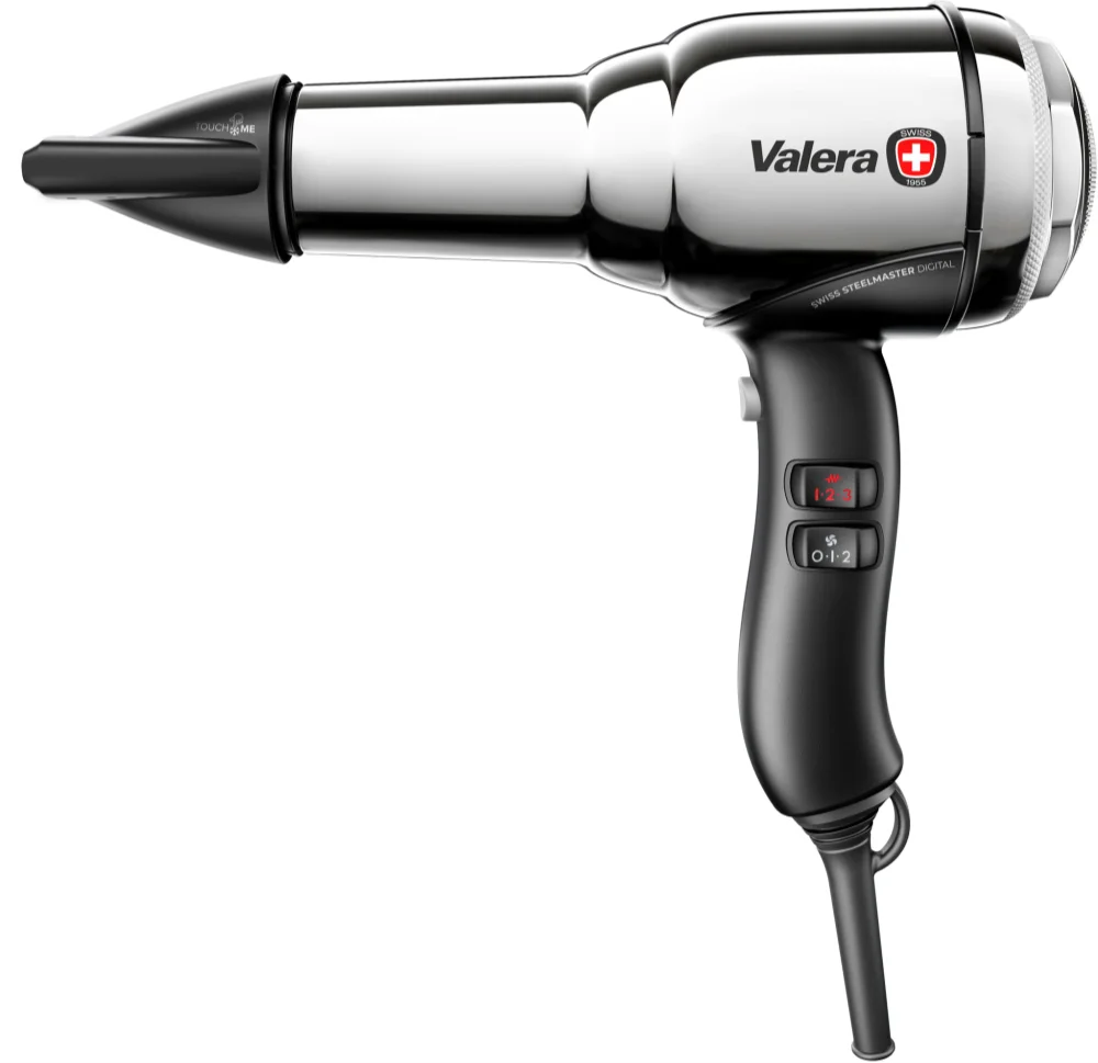 Valera Swiss Steel-Master Digital Chrome hairdryer