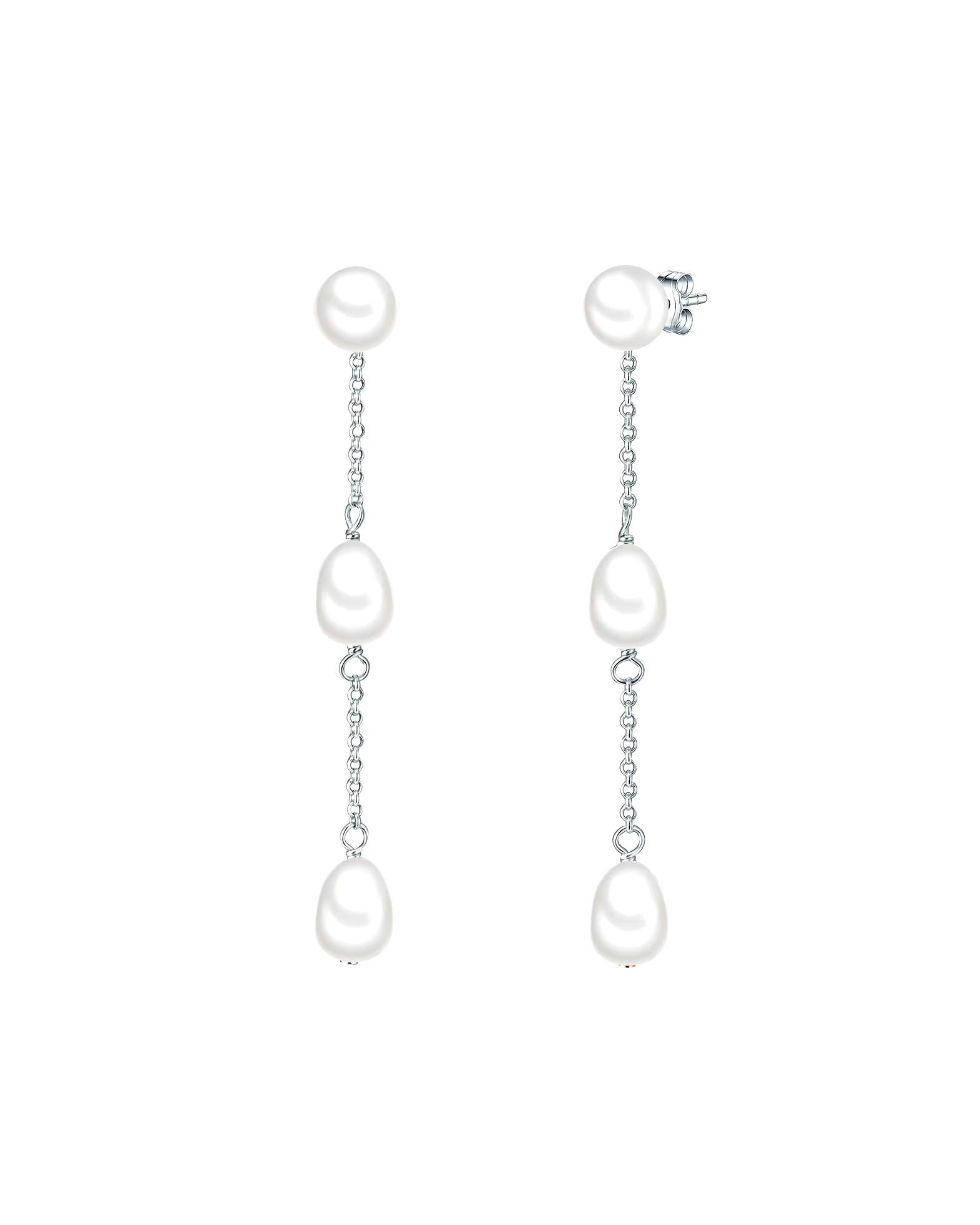 Valero Pearls earring pearl earrings sterling silver freshwater cultured pearl in rose gold