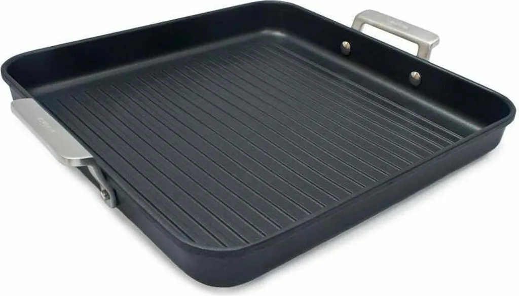 Valira Aire - Premium Grill de 28x28 cm Spain, cast aluminum with reinforced non-stick coating, suitable for induction.