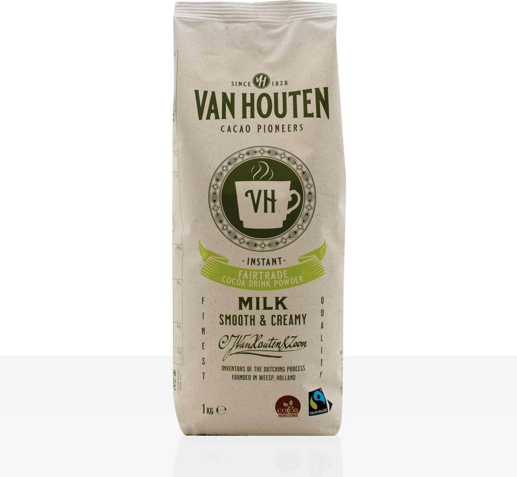 Van Houten VH Milk Fairtrade Dream Choco Drink Cocoa 10 x 1kg, cocoa powder 12%