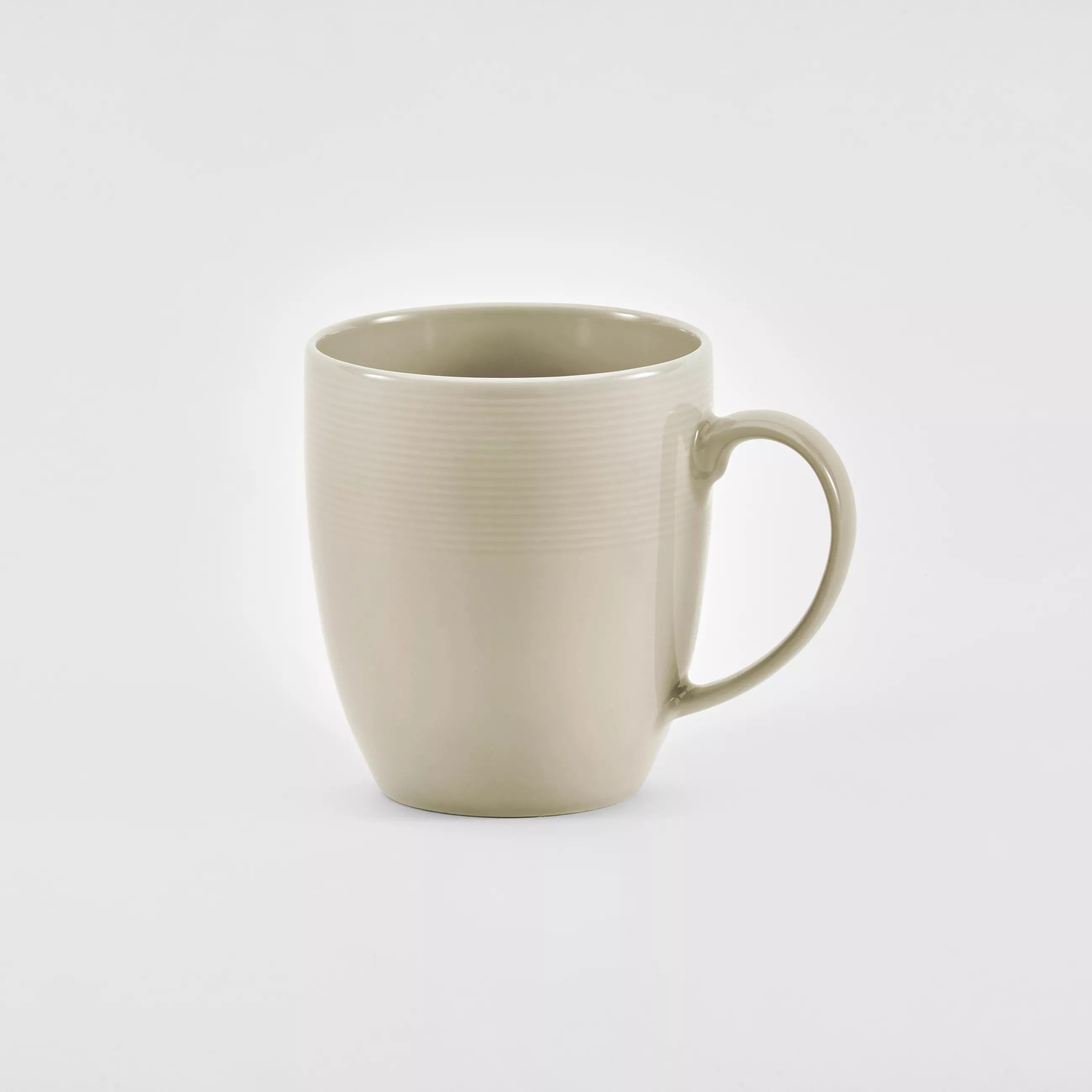 Van Well Jive 6-piece coffee mug set, Beige, 400 ml each