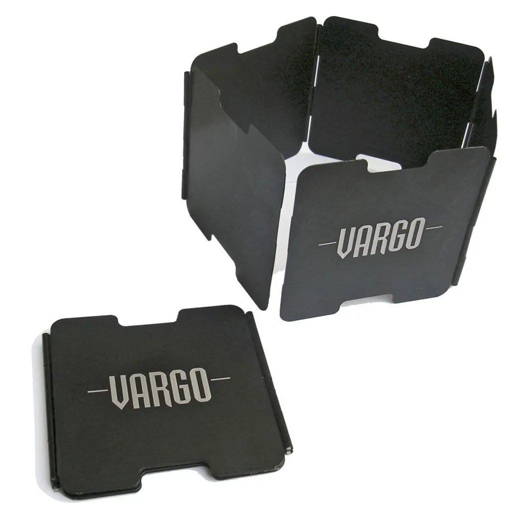Vargo Aluminum Windscreen with Pot Holder for Alcohol Stoves, Black