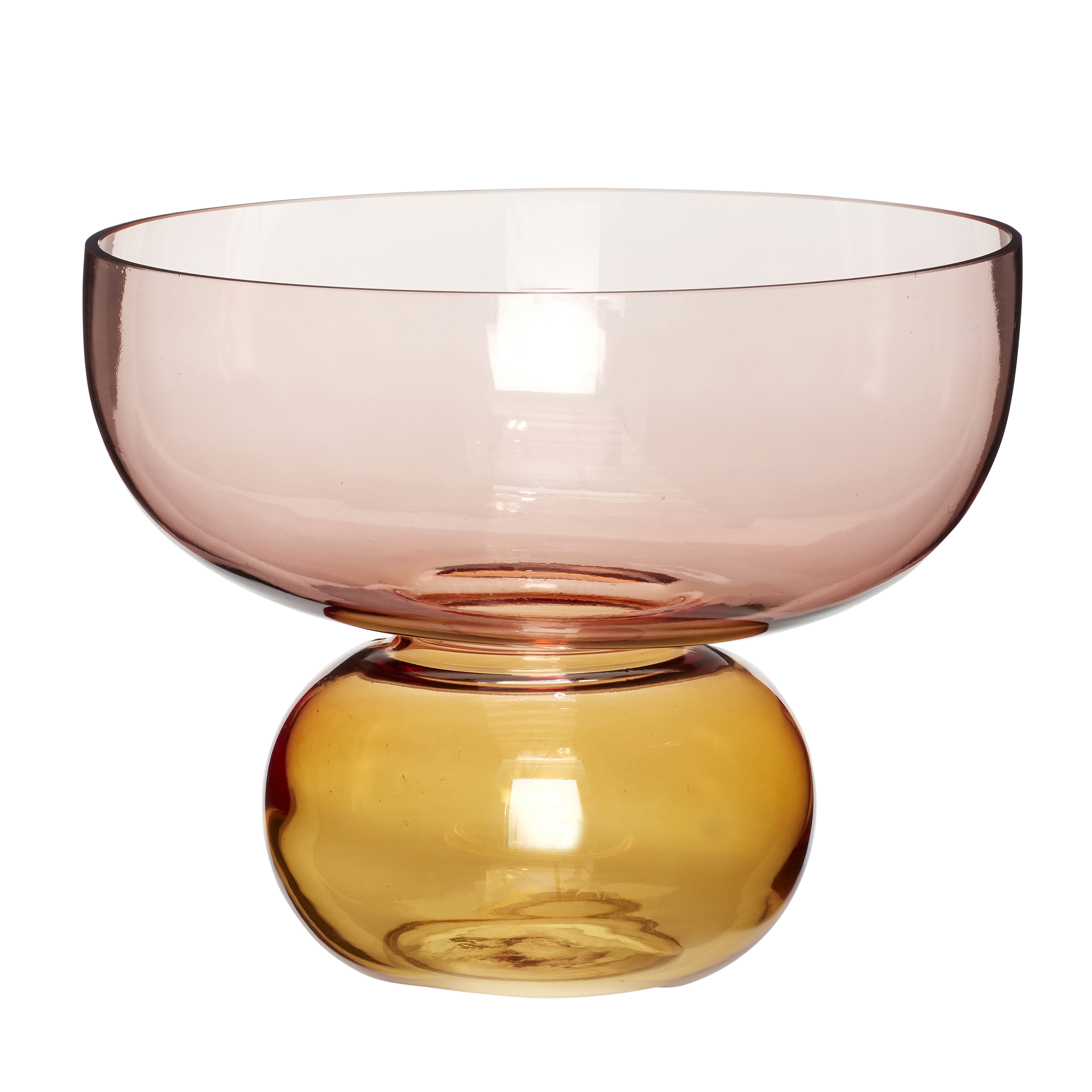 Hübsch Vase Ø25 cm, Rosa-bernstein