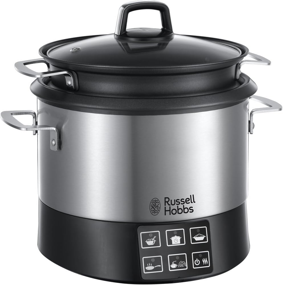 Russell Hobbs Slow Cooker, Stainless steel/black