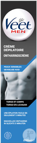 Veet Men Hair Removal Cream Sensitive Skin 200ml