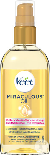 Veet Miraculous Oil Multifunctional Oil Before and After Depilation Spray 100ml