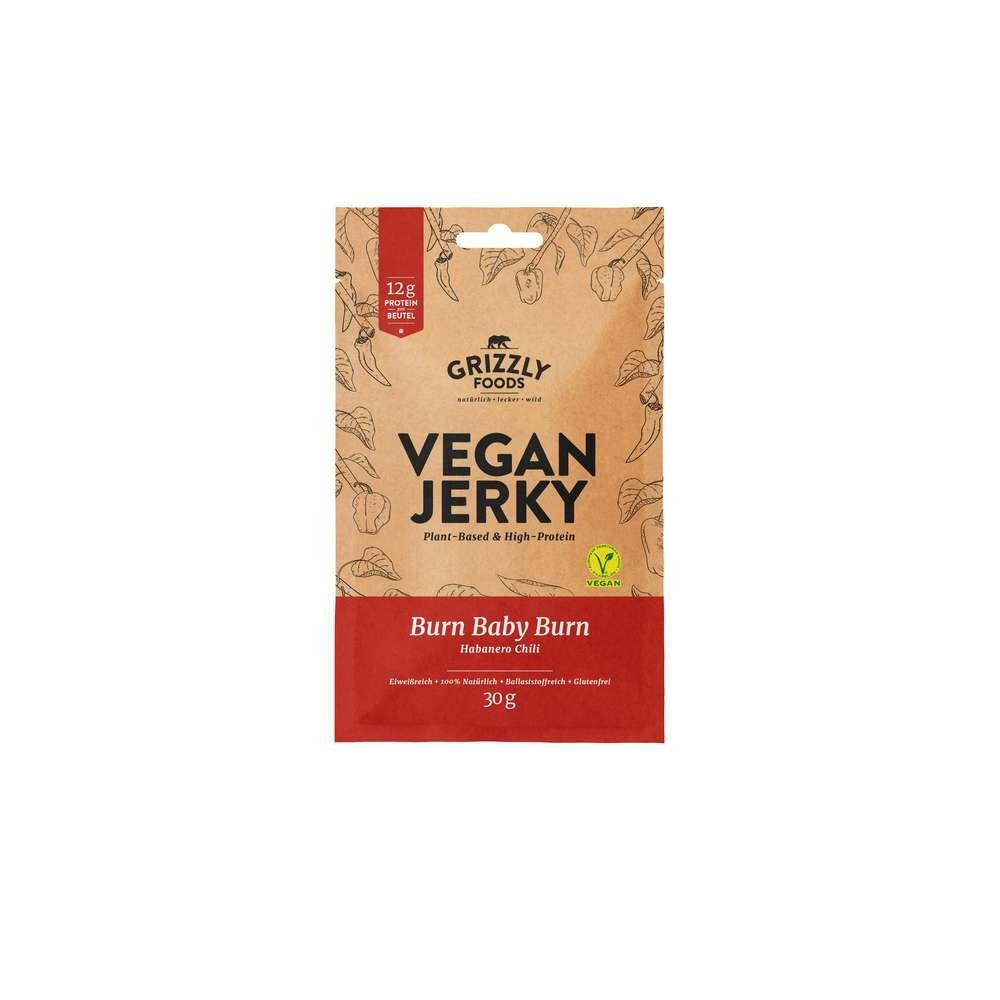 Grizzly Foods Vegan Jerky, Habanero Chili Snack