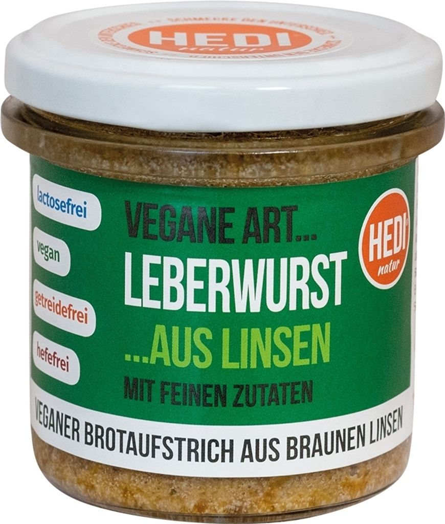 Hedi Vegan style - Liverwurst made from lentils 140g
