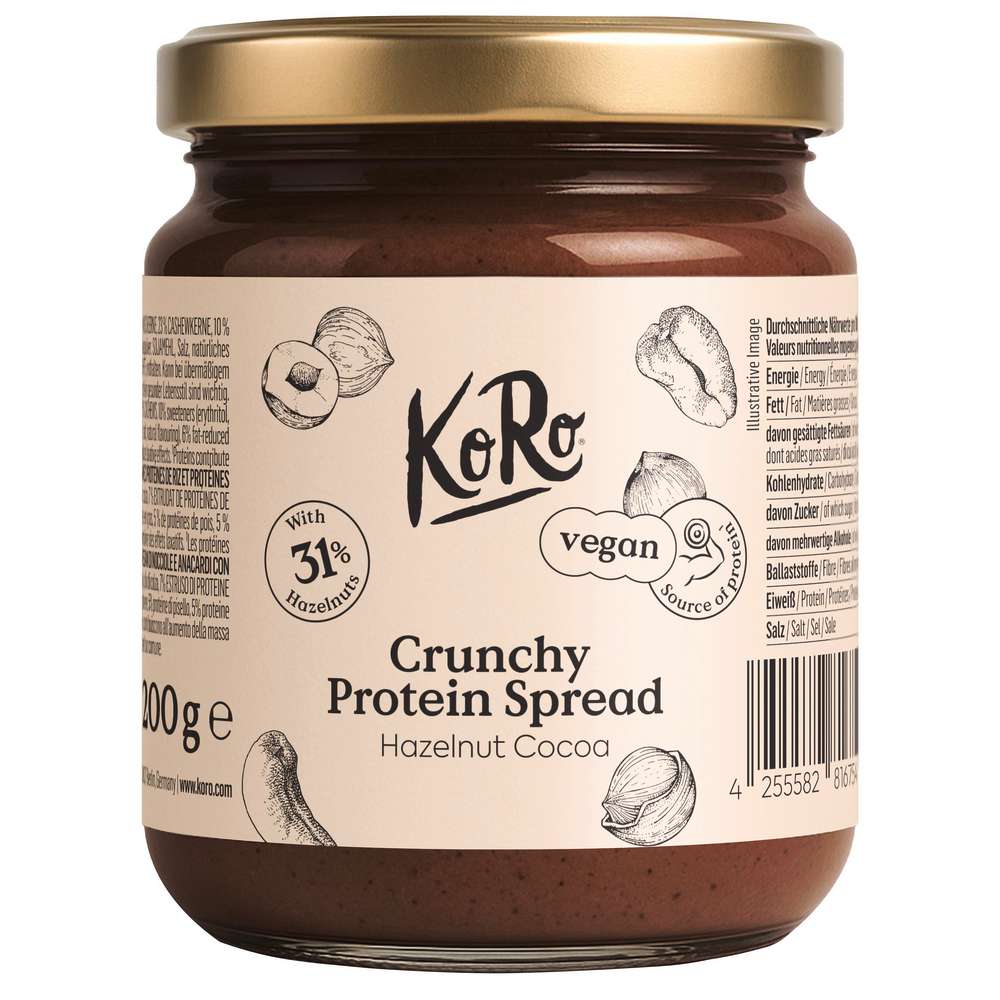 KoRo Vegan protein cream hazelnut-cocoa