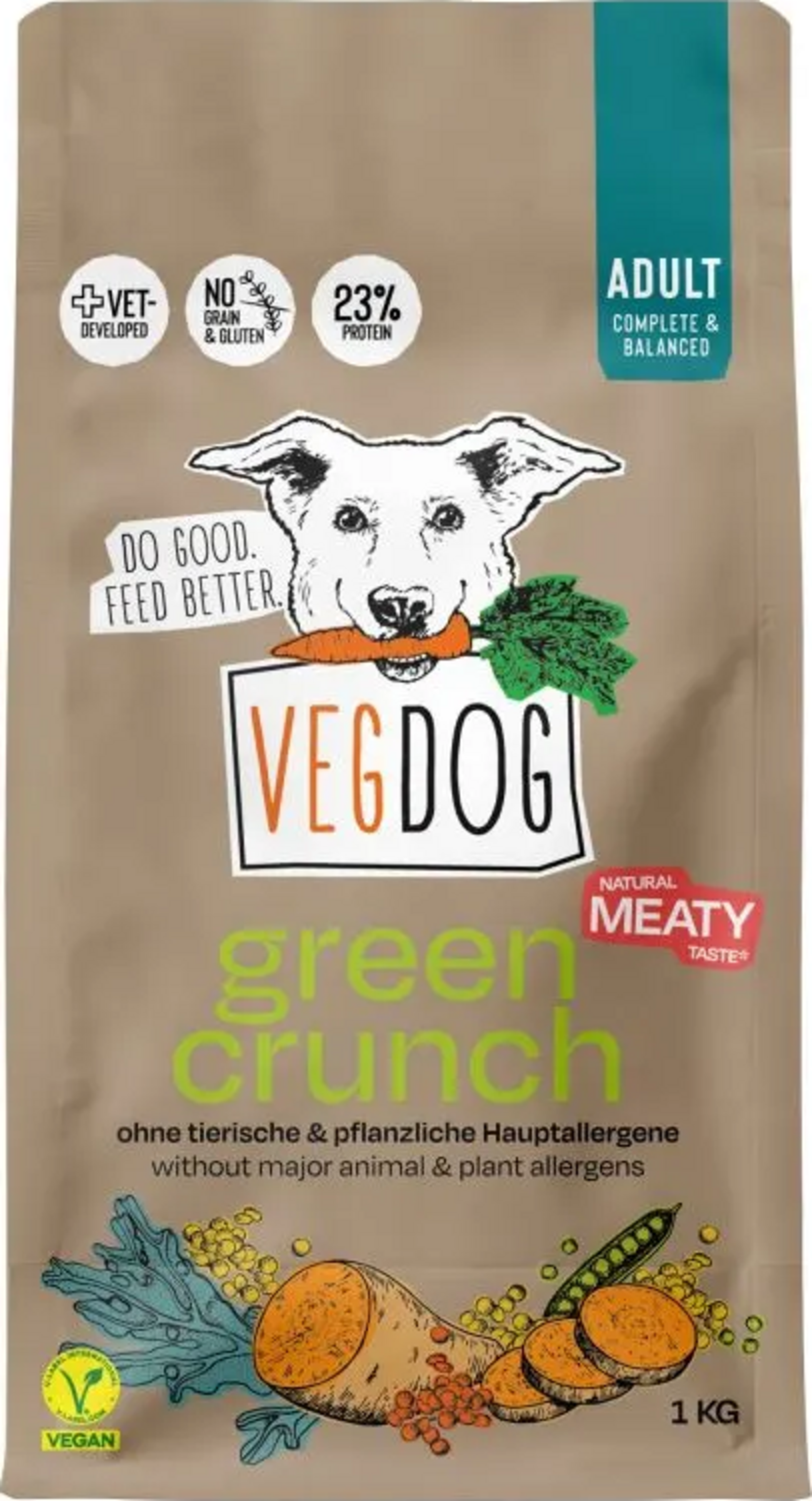 VEGDOG Dog Green Crunch 1000g