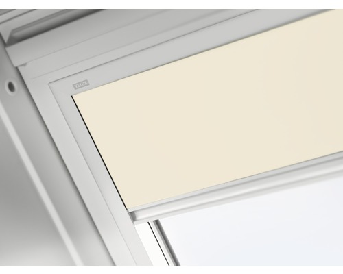 VELUX blackout roller blind, solid beige, manual, aluminum frame, DKL M04 1085S
