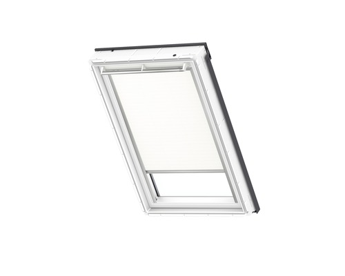 VELUX blackout roller blind plain white manual aluminum frame DKL C06 1025S