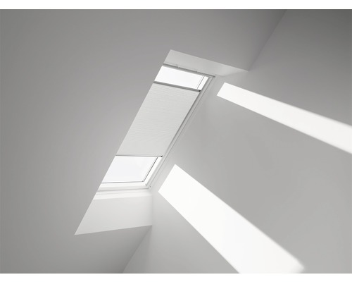 VELUX honeycomb pleated blind DuoLine white manual FHC M08 1045S