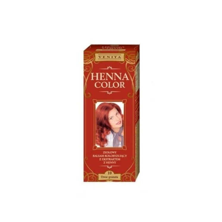 Venita Henna Color Coloring Balm with Henna Extract /10/ Pomegranate Fruit 75 ml