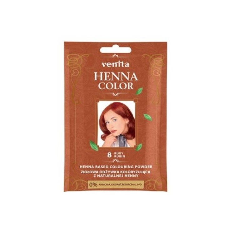 Venita Henna Color herbal coloring conditioner with natural henna /8/ Ruby 25 g (30-04-2026)
