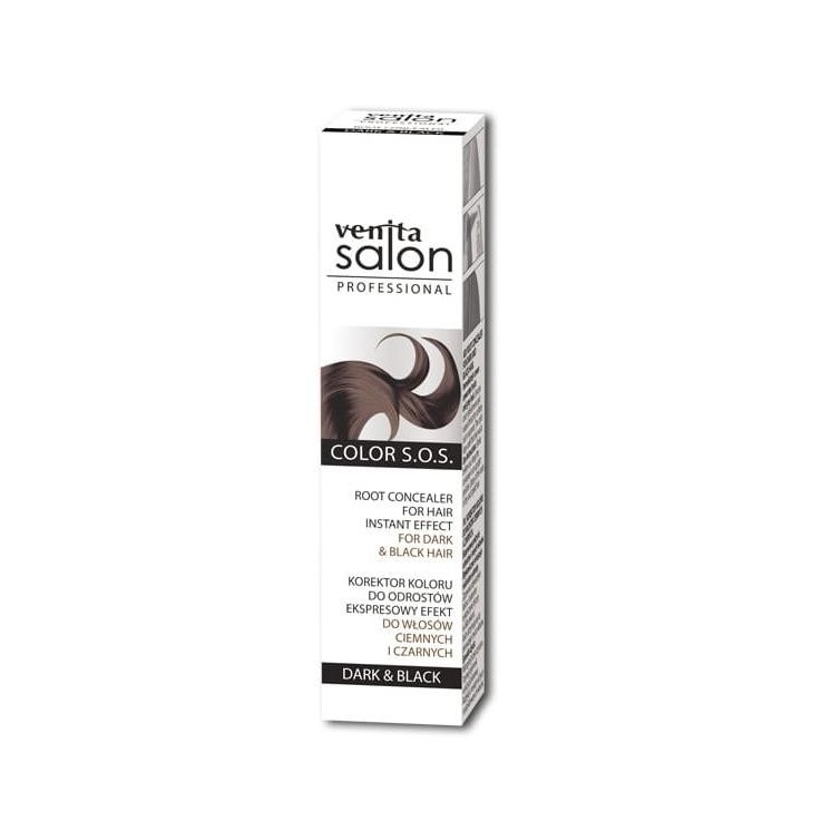 Venita Salon Professional Color S.O.S. Root Color Corrector for Dark and Black Hair 75 ml