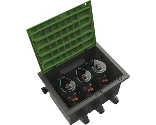 Valve box GARDENA 9V Bluetooth SET incl. 3 irrigation valves